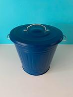 KNODD Ton/ Emmer met deksel, blauw, 16 l, Huis en Inrichting, Ophalen of Verzenden, Zo goed als nieuw, Overige materialen, Met deksel