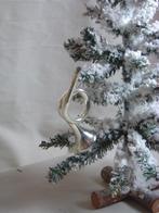 Oude zilveren trompet kerstbal, Diversen, Kerst, Ophalen of Verzenden, Gebruikt
