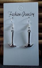 Oorbellen hamer, timmerman, timmervrouw, gereedschap, bouwva, Overige materialen, Hangers, Nieuw, Ophalen of Verzenden