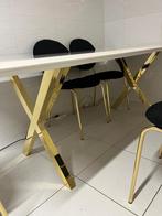Etentafel met stoelen, Huis en Inrichting, Tafels | Eettafels, Ophalen of Verzenden, Zo goed als nieuw, Rechthoekig, 50 tot 100 cm