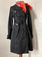 Superleuke trenchcoat, Maat 38/40 (M), Laura Vitti, Zwart, Ophalen of Verzenden