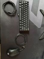 Mechanical 60% keyboard en gaming muis, Ophalen, Gaming toetsenbord, Zo goed als nieuw, Qwerty