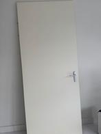 Opdekdeuren berkvens tweemaal, met kozijn compleet, Ophalen, Gebruikt, 80 tot 100 cm, 215 cm of meer