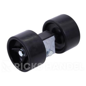 Rollenset bootrol, kimrol 66x120 rubber op kantelblokje beschikbaar voor biedingen
