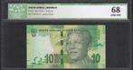 South Africa 10 Rand 2012  ICG Graded 68, Postzegels en Munten, Bankbiljetten | Afrika, Los biljet, Zuid-Afrika, Verzenden