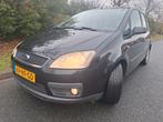 Ford C-Max 1.6 74KW 2005 Zwart futura zeer ruime auto, Auto's, Ford, Voorwielaandrijving, 1596 cc, Stof, 4 cilinders