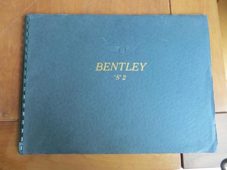 Brochure Bentley S 2 1961, zeer mooi, Boeken, Auto's | Folders en Tijdschriften, Zo goed als nieuw, Overige merken, Ophalen of Verzenden