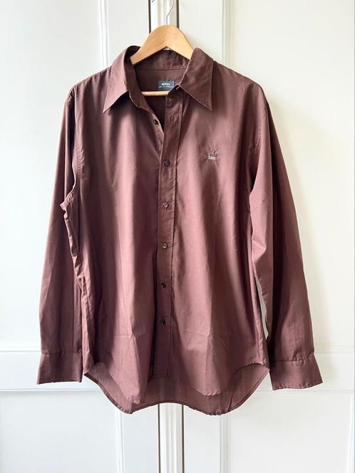 G-Star vintage overhemd heren bruin, maat XL - NP 79,95, Kleding | Heren, Overhemden, Nieuw, Halswijdte 43/44 (XL), Bruin, Ophalen of Verzenden
