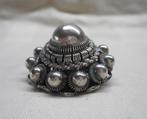 Zilveren Zeeuwse knop broche nr.1247, Verzenden, Zilver, Broche