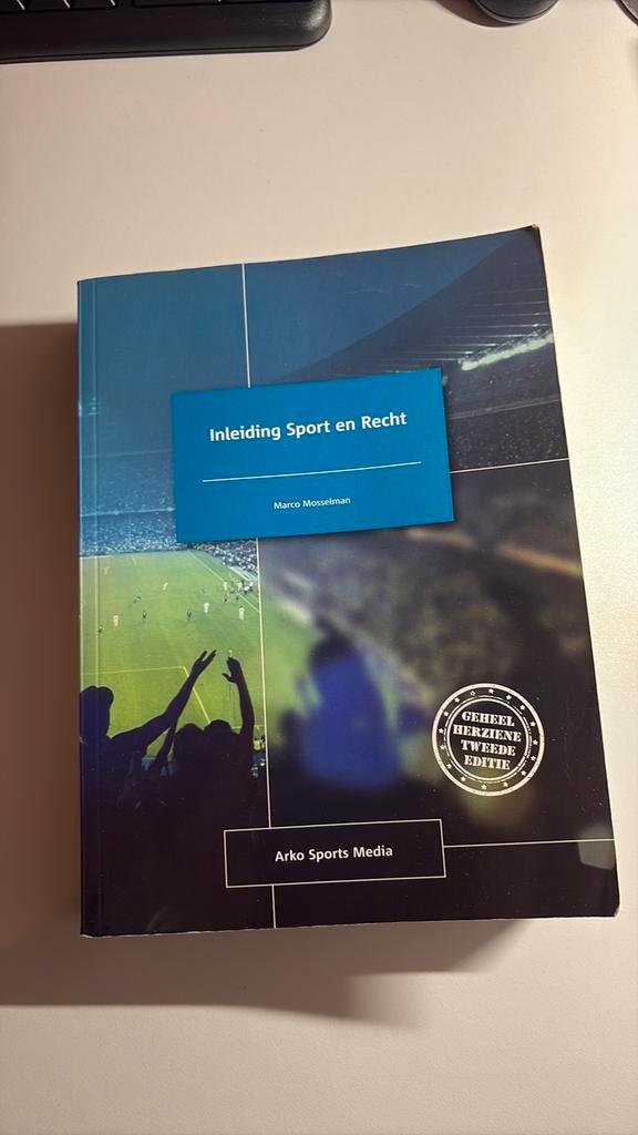 Marco Mosselman - Inleiding sport en recht, Boeken, Wetenschap, Zo goed als nieuw, Sociale wetenschap, Ophalen of Verzenden
