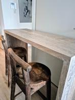 Houten barkrukken ( zwaar), Huis en Inrichting, Barkrukken, 60 tot 90 cm, Ophalen of Verzenden, Zo goed als nieuw, Hout