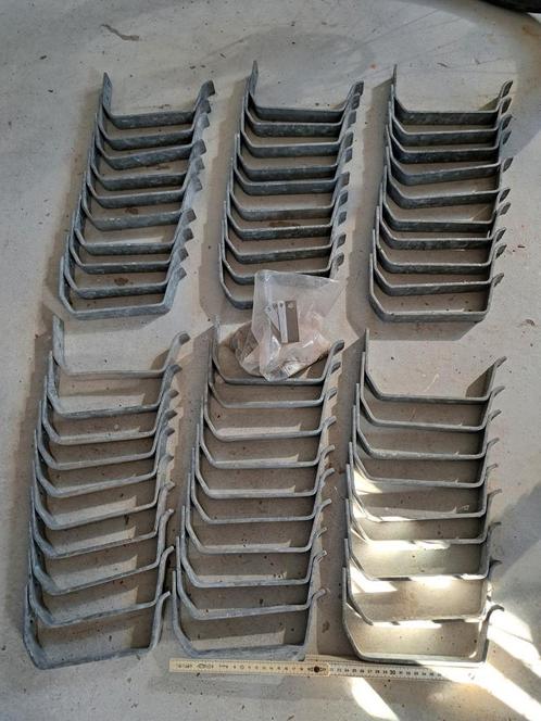 Bakgoot beugels 125mm incl klemhaakjes, Doe-het-zelf en Verbouw, IJzerwaren en Bevestigingsmiddelen, Zo goed als nieuw, Overige typen