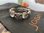 Josh armband zilver dames, Met kristal, Ophalen of Verzenden, Zo goed als nieuw, Zilver