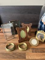 Partijtje brocante fotolijstjes, Antiek en Kunst, Ophalen of Verzenden