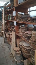 Boomschijf decoratie kerst krabpaal staptegel eiken acacia, Ophalen of Verzenden, Zo goed als nieuw, 250 cm of meer, Balken