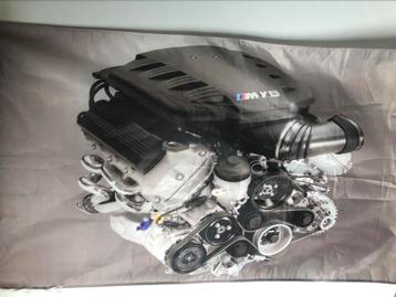 Bmw m5 V8 motor vlag decoratie garage werkplaats  beschikbaar voor biedingen