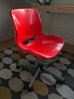 Rode IKEA bureaustoel met FC Utrecht sticker, Ophalen, Gebruikt, Rood, Bureaustoel