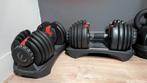 Verstelbare dumbells 2x 24kg en bankje, Sport en Fitness, Fitnessmaterialen, Ophalen, Zo goed als nieuw