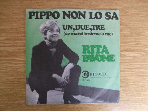RITA PAVONE   PIPPO NON LO SA / UN, DUE, TRE, Cd's en Dvd's, Vinyl Singles, Zo goed als nieuw, Single, Pop, 7 inch, Ophalen of Verzenden