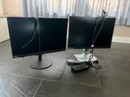2x 24inch oogvriendelijk! scherm + docking Lenovo, Computers en Software, Monitoren, Ophalen, IPS, Full HD, Minder dan 1 ms