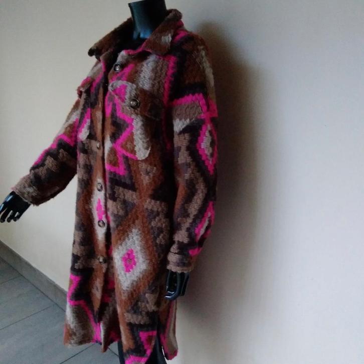 Prachtige wijde mantel pull. Made in Italy, Kleding | Dames, Jassen | Winter, Gedragen, Verzenden