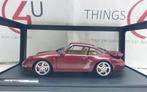 Solido 1:18 Porsche 911 (993) Turbo 1997 donkerrood metallic, Hobby en Vrije tijd, Modelauto's | 1:18, Ophalen of Verzenden, Nieuw