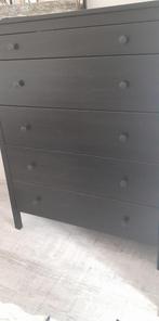 Zwarte ikea kast, Huis en Inrichting, Kasten | Ladekasten, Ophalen, 5 laden of meer, 100 tot 150 cm, 50 tot 100 cm