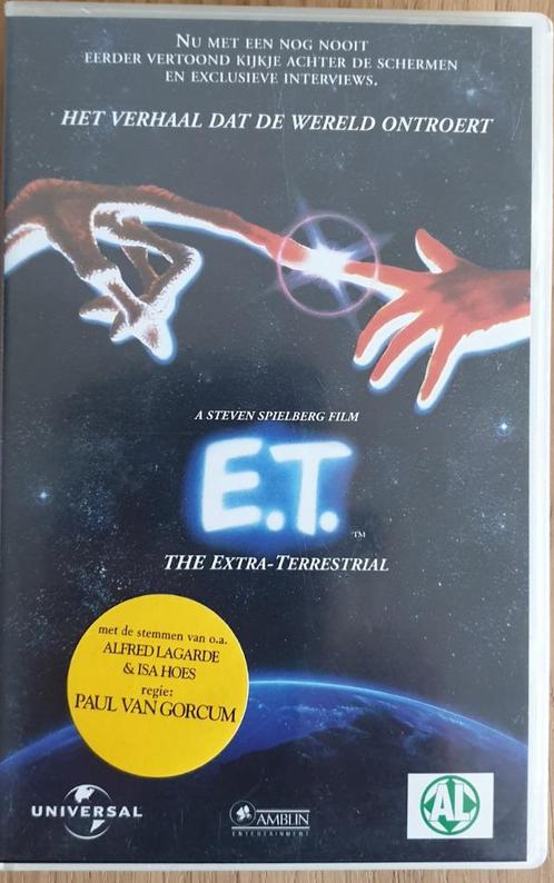 ET, Titanic, Gejaagd door de wind VHS banden 1x gezien gaaf!, Cd's en Dvd's, VHS | Film, Zo goed als nieuw, Actie en Avontuur