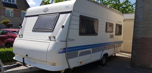 Caravan Hobby de Luxe 460, Caravans en Kamperen, Caravans, Particulier, tot en met 4, 750 - 1000 kg, Rondzit, Hobby, Lengtebed