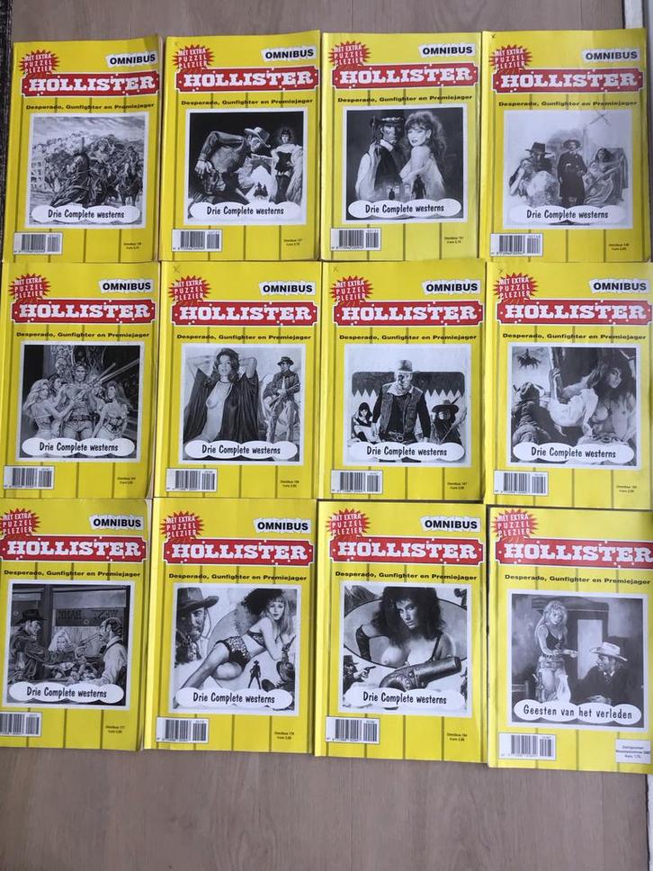Hollister Omnibus  Western leesboekjes (totaal 34 verhalen), Boeken, Avontuur en Actie, Gelezen, Ophalen of Verzenden