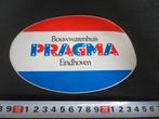 sticker ehv bouwwarenhuis PRAGMA, Ophalen, Zo goed als nieuw