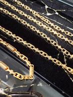 Prachtige 14 karaats gouden monte carlo set ketting armband, Sieraden, Tassen en Uiterlijk, Ophalen of Verzenden, Nieuw, Goud