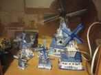 delftsblauwe molens in grote verschillend, Ophalen, Porselein, Overige stijlen, Kop(pen) en/of Schotel(s)