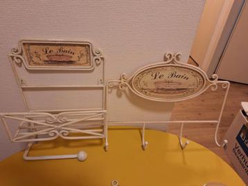 Badkamer Accessoires Set: WC Rolhouder, Haakjes, Ring beschikbaar voor biedingen
