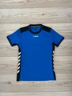 Hummel shirt blauw maat 164 - Prima staat!, Jongen of Meisje, Ophalen of Verzenden, Zo goed als nieuw, Maat 164