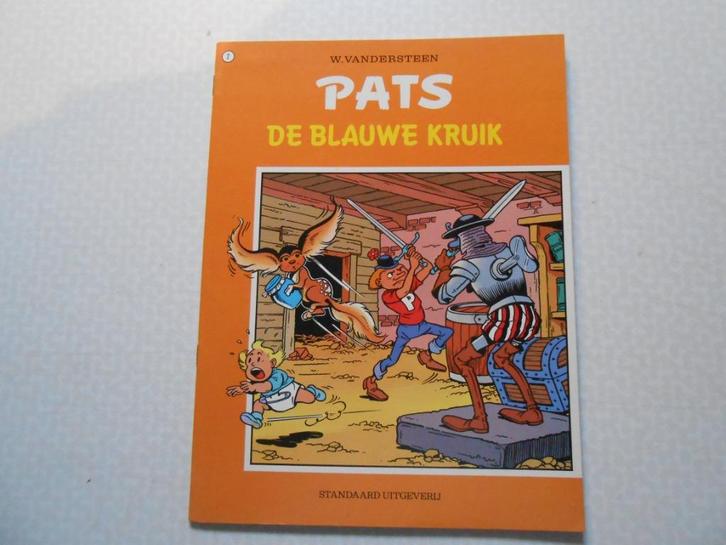 Pats 2 De blauwe kruik 1975 1 ste druk., Boeken, Stripboeken, Nieuw, Eén stripboek, Ophalen of Verzenden