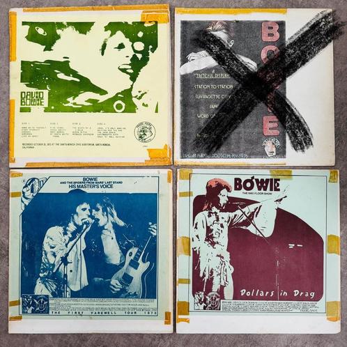 Diverse LP's David Bowie + 12" 45RPM's, Cd's en Dvd's, Vinyl | Rock, Gebruikt, Poprock, Overige formaten, Ophalen