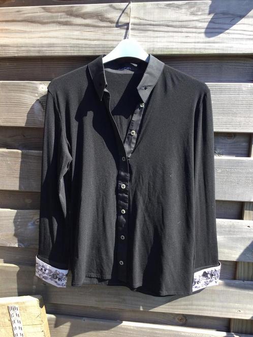 Marccain maat 42, Kleding | Dames, Blouses en Tunieken, Zo goed als nieuw, Maat 42/44 (L), Zwart, Ophalen of Verzenden