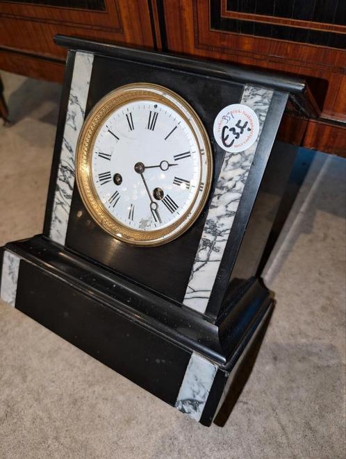 Marmeren pendule €35., Antiek en Kunst, Antiek | Klokken, Ophalen