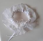 Witte kousenband met vlinder. Nieuw., Ophalen of Verzenden, Nieuw, Wit, Accessoires