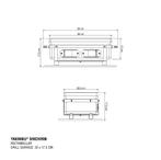 BBQ YAKINIKU: Shichirin (Recht model), Tuin en Terras, Houtskoolbarbecues, Met accessoires, Info@hout-art.nl, Nieuw, Ophalen of Verzenden
