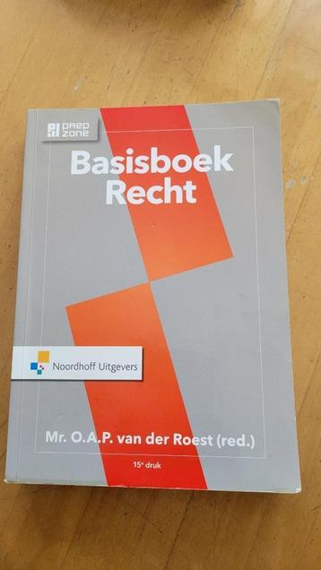 HBO studieboek bedrijfseconomie: Basisboek recht beschikbaar voor biedingen