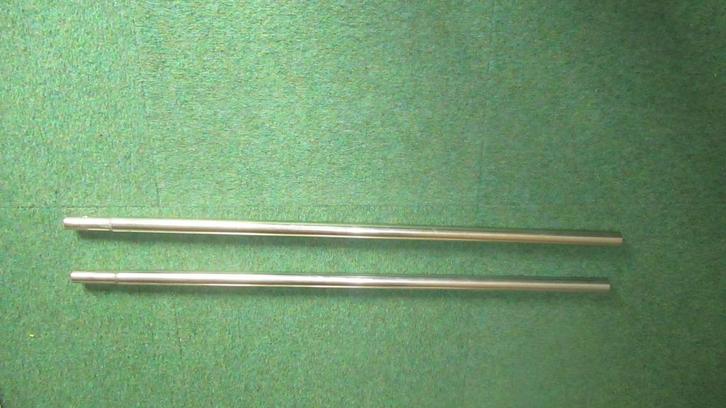 2 tentstokken 25 mm werkende lengte 80 cm voor bv verlenging, Caravans en Kamperen, Tentaccessoires, Nieuw, Ophalen