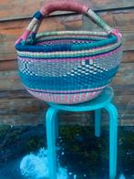 Bolgatanga mand rond uniek afgeprijsd nu €30.00 uniek, Ophalen of Verzenden, Nieuw, Rond, Overige materialen