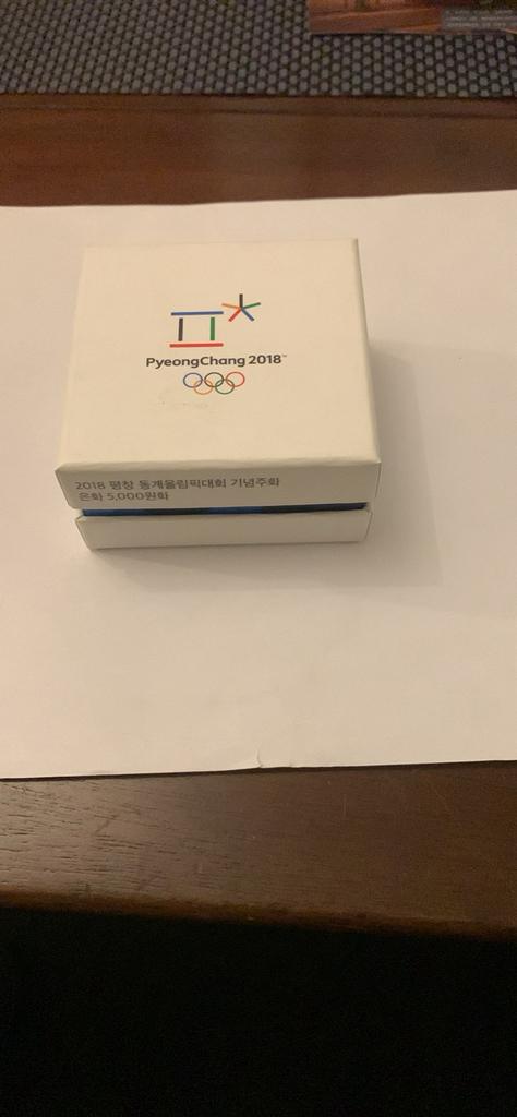 Pyongyang Winter Olympic memorable coin, Ophalen, Nieuw