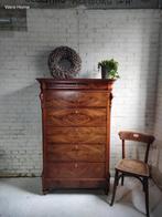 Antieke kast chiffoniere ladekast Biedermeier mahonie, Ophalen of Verzenden