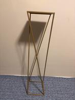 Gouden bijzettafel / plantentafel, Huis en Inrichting, Woonaccessoires | Zuilen en Pilaren, Ophalen of Verzenden, Zo goed als nieuw