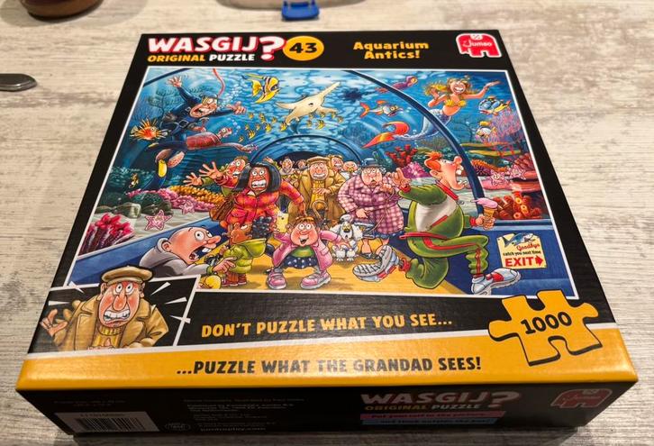 Wasgij legpuzzel en kerstpuzzels 1000 stukjes, Hobby en Vrije tijd, Denksport en Puzzels, Zo goed als nieuw, 500 t/m 1500 stukjes