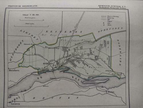 059 / Echteld no 2 / Ochten  Litho 1867 Kuyper  GLD, Antiek en Kunst, Kunst | Litho's en Zeefdrukken, Ophalen of Verzenden
