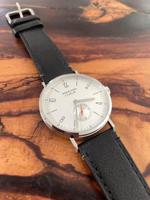 Nieuw: Seestern Nomos homage (Automatic sapphire), Sieraden, Tassen en Uiterlijk, Horloges | Antiek, Overige merken, Staal, 1960 of later